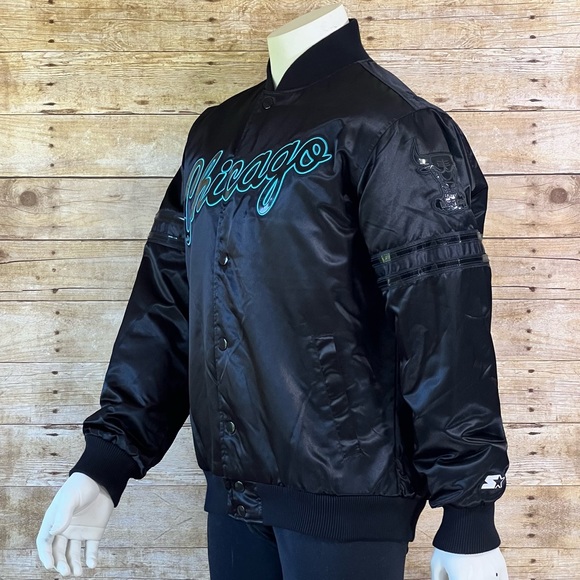 Starter Large Mens Jacket Chicago Bulls - Picture 3 of 15
